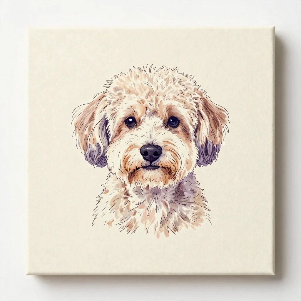 Soft-Color Pet Portrait